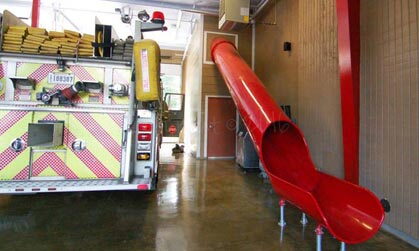 Firestation-Tube-Trough-Aluminum Slide