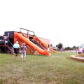 10 Ft Straight Plastic Tube Slide – Trailer-Mounted Playhouse Installation – Portable Event Setup