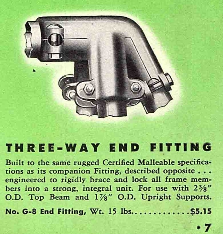 Three Way End Fitting