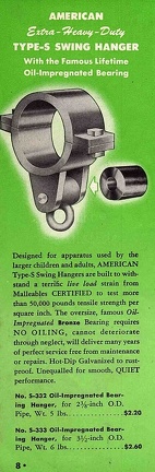 Type S Swing Hanger