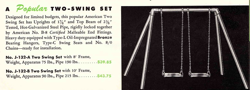 J-132 Two Swing Set