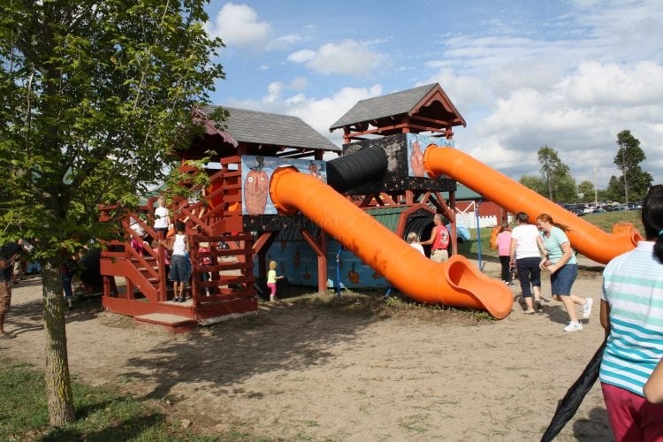 5725 Tube Slides Orange