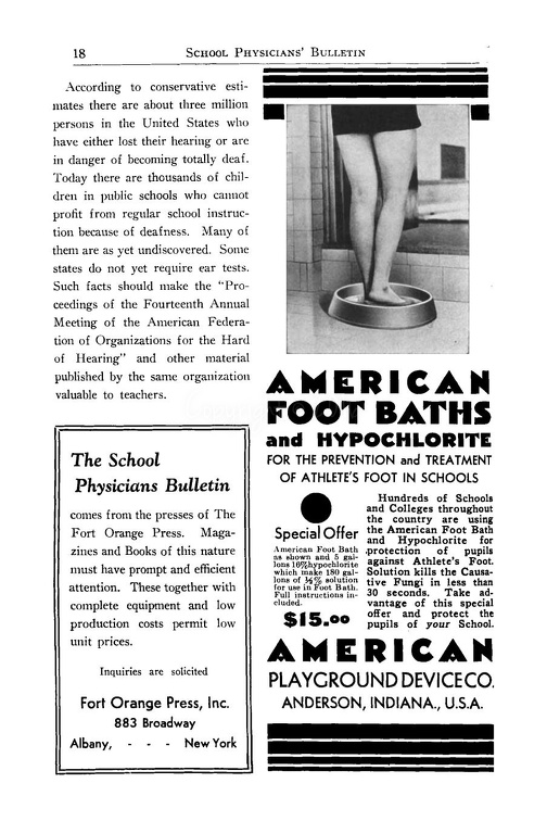 1935 American Footbath