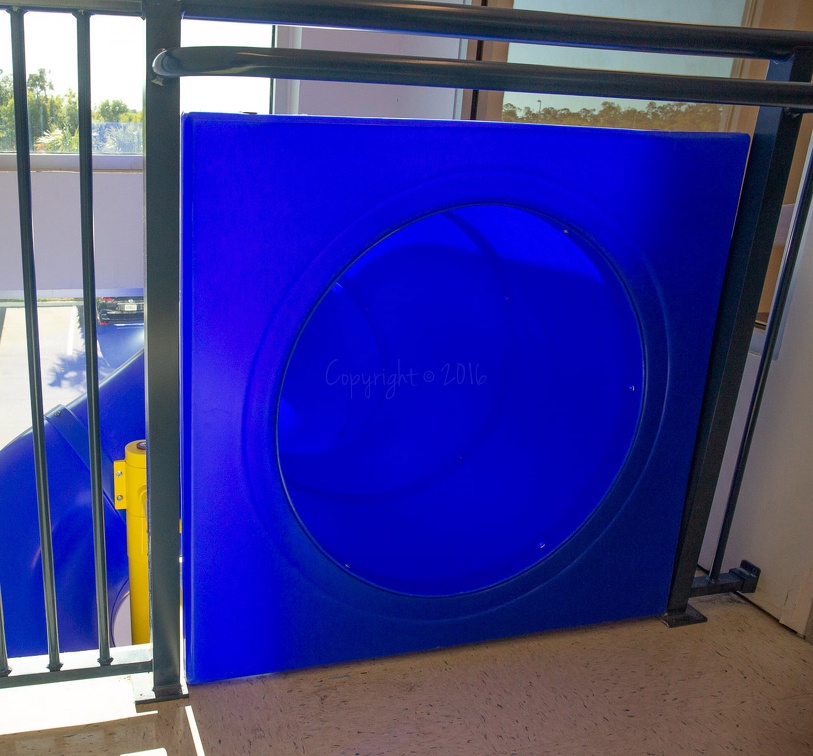 Spiral Entrance through Railing