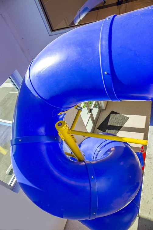 Indoor Spiral Blue Top View