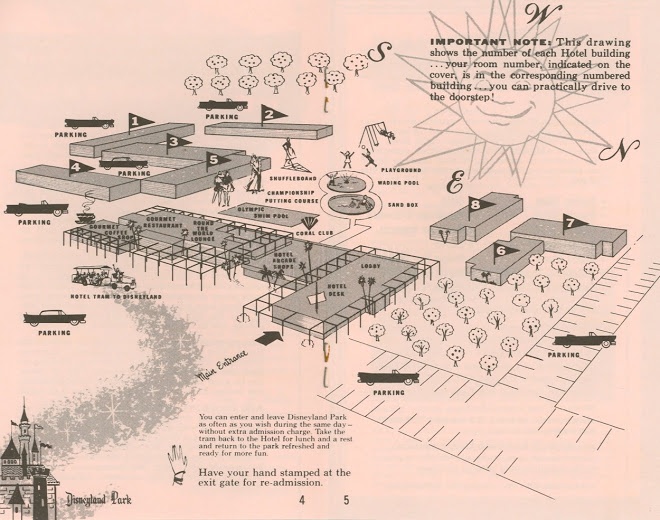 Disneyland Hotel Ca 1958 4
