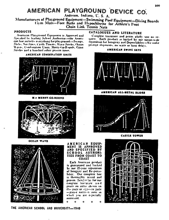 1940 Advertisement from American School and University