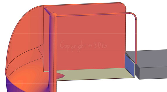 6inch step down kick plate CCW