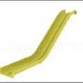 Fiberglass Double Lane Slide – Commercial Playground, 11' Deck Height 27