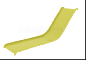 11.5' Fiberglass Wide Slide – Indoor Amusement and Play Areas