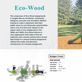 Badger Creek Eco-Wood Playground System Model EW-24145 Nature-Inspired Composite Structure