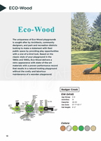 Badger Creek Eco-Wood Playground System Model EW-24145 Nature-Inspired Composite Structure