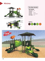 The Glee Garden Playground System Model KP-24024 Compact Multi-Activity Structure