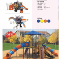 Quadrofrolic Playground System Model KP-24016 Compact Activity Structure