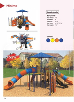 Quadrofrolic Playground System Model KP-24016 Compact Activity Structure