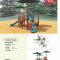Treetop Forest Playground System Model MX-24078 Multi-Level Play Structure