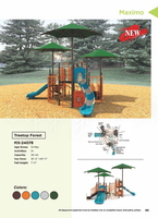 Treetop Forest Playground System Model MX-24078 Multi-Level Play Structure