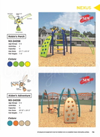 Model NX-24058 and Model NX-24059 Compact Nexus Play Structures