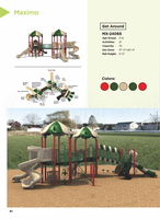 Get Around Playground System Model MX-24065 Multi-Activity Structure