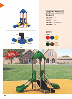 Leaps the Antelope Playground QS-24011 | Compact Toddler Playground for Ages 2-5