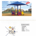 Creative Condo Toddler Playground System Model TT-24120 Ground-Level Play Structure