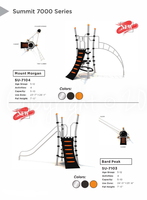 Compact Climbing Playground Tower Mount Morgan Model SU-7104 |Bard Peak Model SU-7103