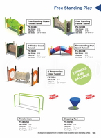 Ground-level play elements focused on crawling, coordination, and transitional movement between activities.