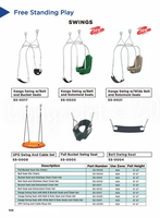 Commercial Playground Swing Seats and Kanga Swing Systems Full Bucket, Belt, Rotomold, and Inclusive Swing Options