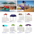 Components Integrated Shades and Roofs