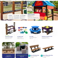 Outdoor Classroom and Creative Play Seating and Art Easels