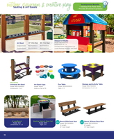 Outdoor Classroom and Creative Play Seating and Art Easels