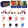 Dramatic Play Trike Track Accessories