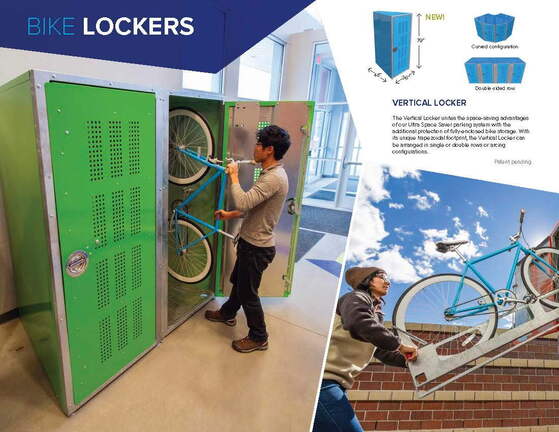 Vertical Locker - Space-Saving Enclosed Bicycle Storage