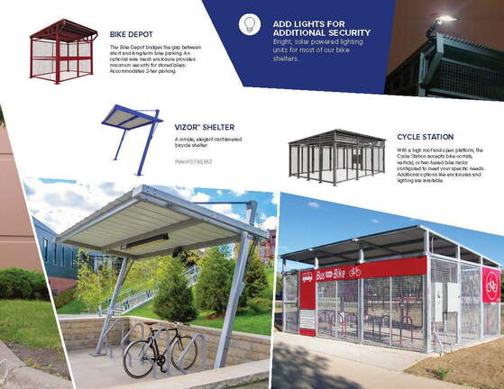 Bike Depot, Vizor Shelter and Cycle Station - Secure Covered Bicycle Parking
