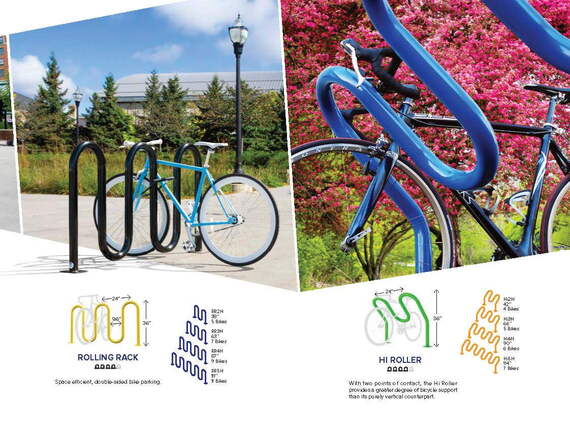 Rolling Rack and Hi Roller - Commercial Bicycle Parking Racks
