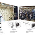 Vertical Bicycle Storage - Ultra Space Saver Single, Bike File and Track Rack