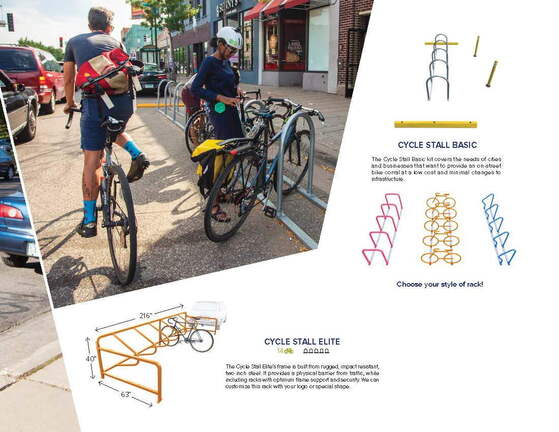 Cycle Stall Basic and Cycle Stall Elite - On-Street Bicycle Corrals