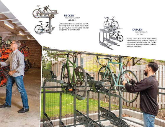 Decker and Duplex - Two-Tier Commercial Bicycle Parking Systems
