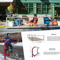 Parklet and Biker Bar - Urban Streetscape and Bicycle Amenities