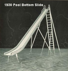 1930 Pool Bottom Slide