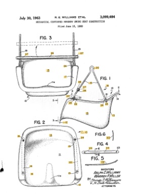 1963 Contoured Nursery Seat