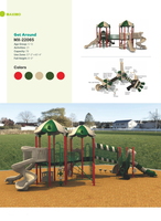Get Around MX-22065 Multi-Path Elevated Playground System