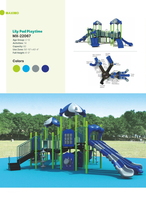 Lily Pad Playtime Playground System Model MX-22067 Multi-Activity Structure
