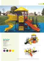 Big Top Play Playground System Model MX-22070 Compact Early Childhood Structure