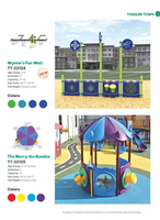 Toddler Playground Systems – Wynter’s Fun Wall TT-22124 and The Merry-Go-Rumble TT-22125