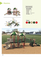 Get Around Playground System Model MX-24065 Multi-Activity Structure